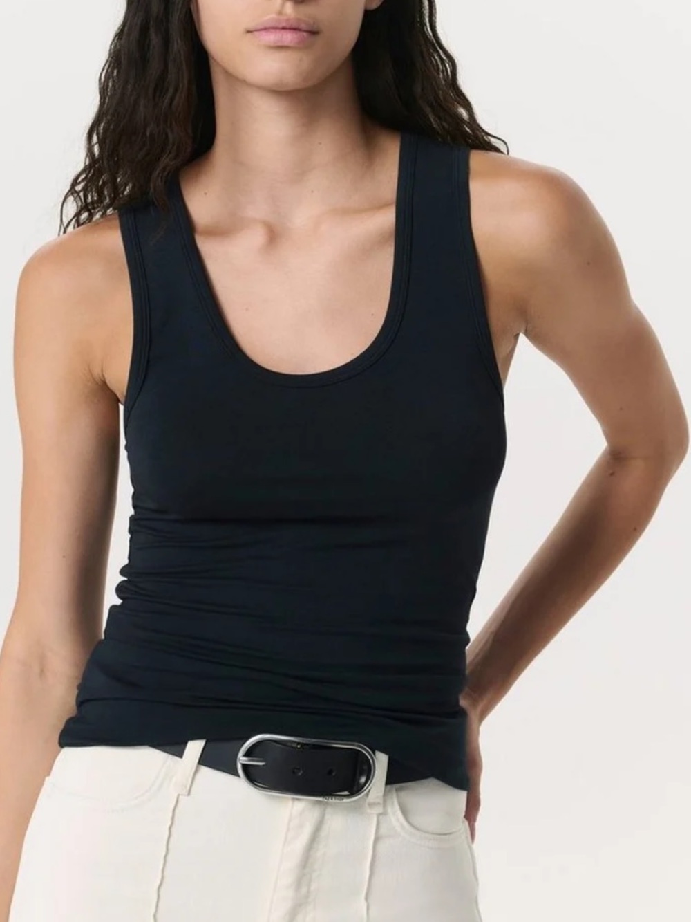 NEW Rag & Bone Rounded Rebound Leather Belt - L - Picture 2 of 7